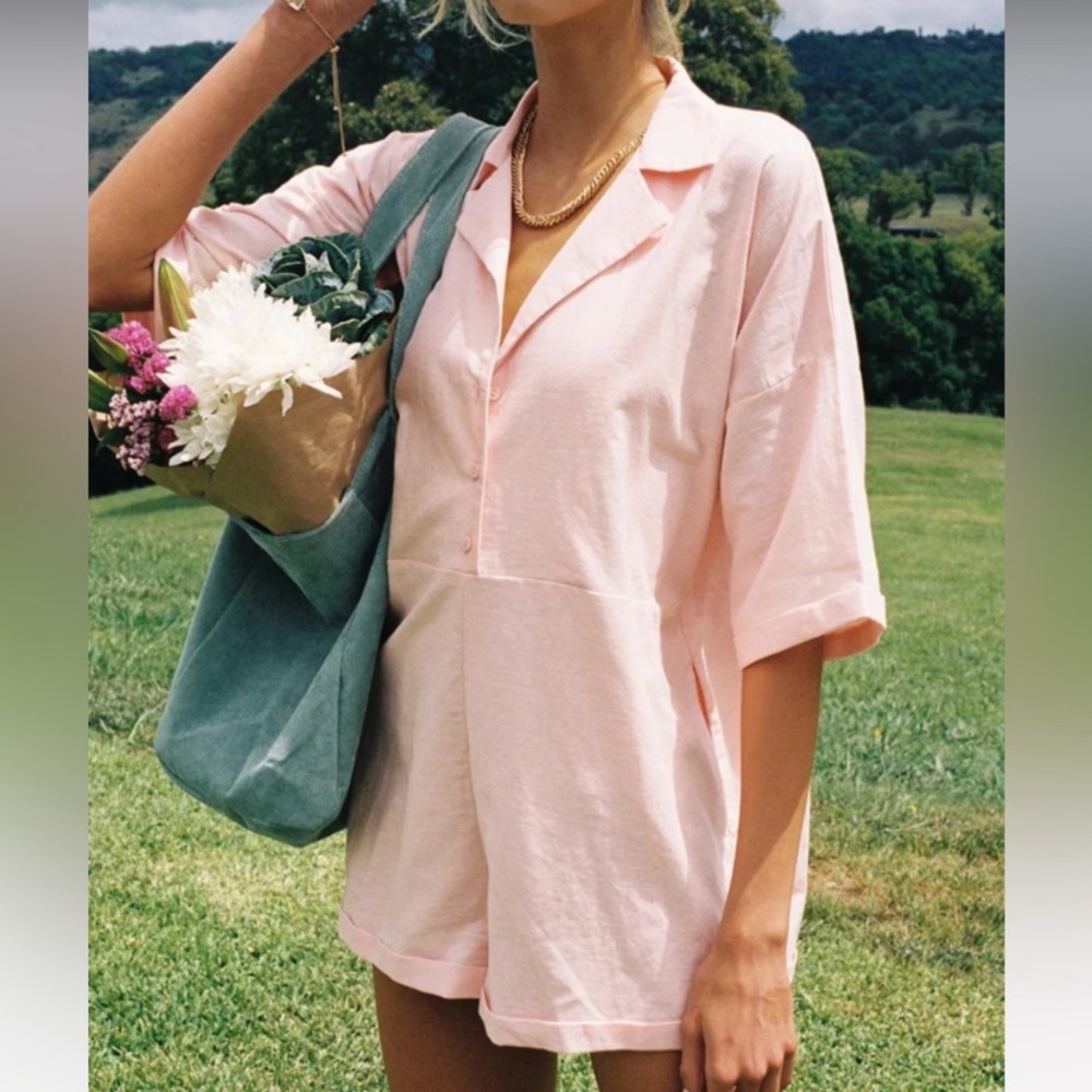 BEAUTIFUL PRINCESS POLLY PINK JUMPSUit! SO SO CUTE! Sz 10!🎀🎀🎀🎀🎀🎀🎀🎀🎀 - Picture 2 of 7